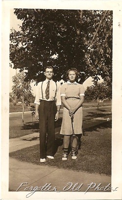Charlie and mystery woman 1938