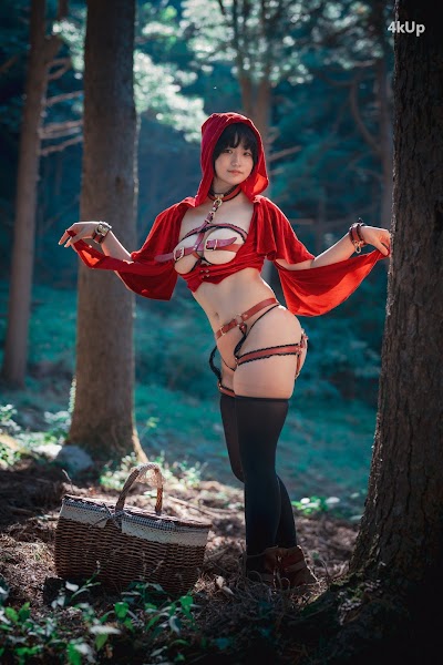 DJAWA Photo – Mimmi (밈미) Naughty Red Hiring Hood