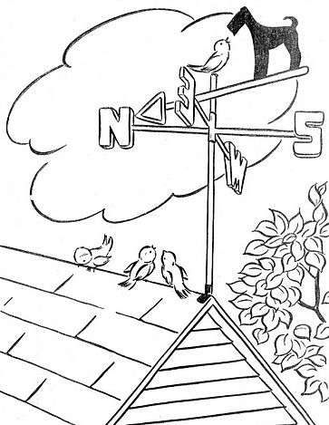 WEATHERVANE COLORING PAGES