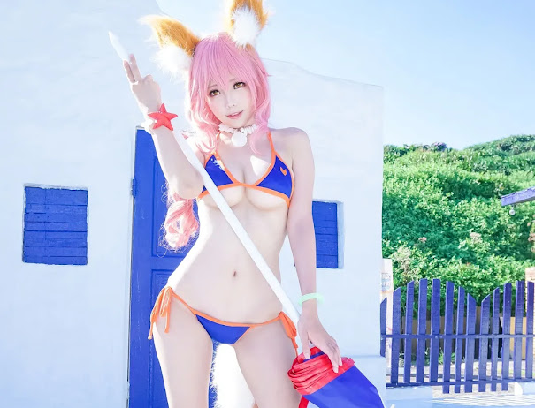 Coser@Ely_eee (ElyEE子) 玉藻前泳装