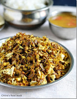 Vazhaipoo poriyal/Banana flower curry recipe