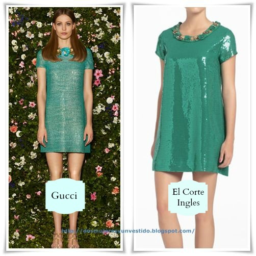 me quejo Mansedumbre dueño Clon Gucci vs El Corte Ingles - Dos mujeres y un vestido