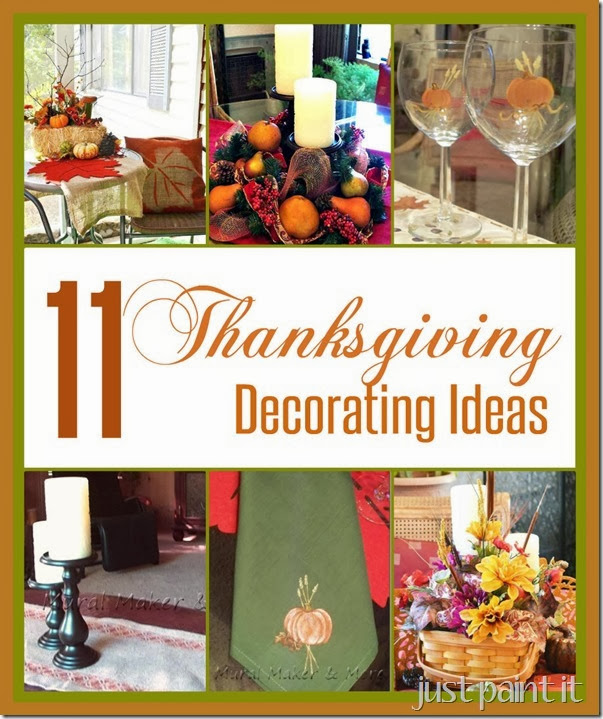 Eleven Thanksgiving Decorating Ideas - Just Paint It Blog