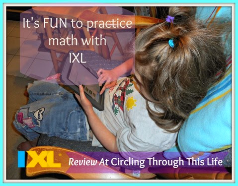 IXL Math and Language Arts ~ It's fun to practice math with IXL. Read Tess's Review at Circling Through This Life