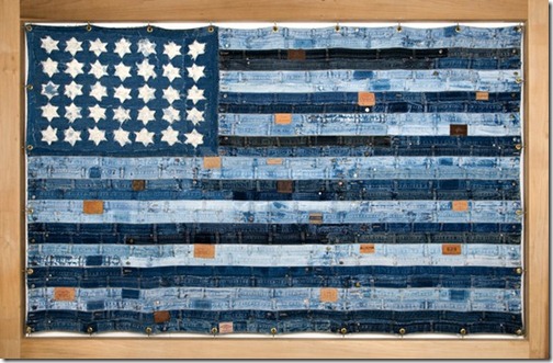 blue american flag via prepfection tumblr