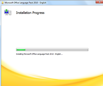 ขั้นตอนการติดตั้งเมนูภาษาไทยใน Microsoft office 2010