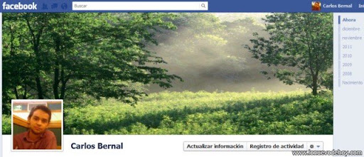 Cómo personalizar el linetime de Facebook