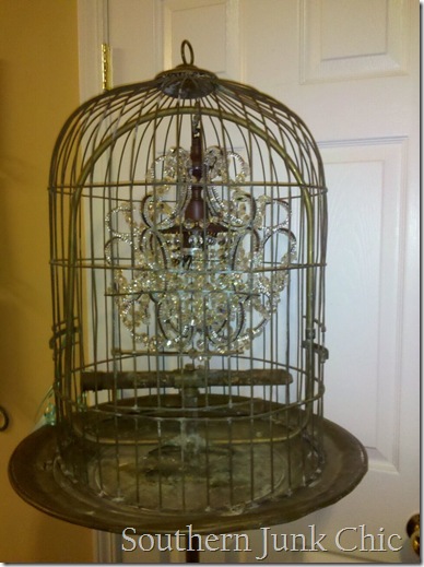 birdcage chandy top view