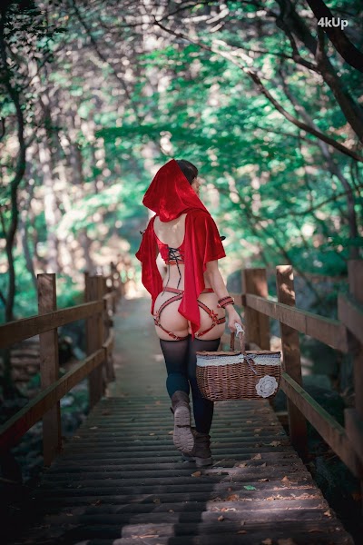 DJAWA Photo – Mimmi (밈미) Naughty Red Hiring Hood