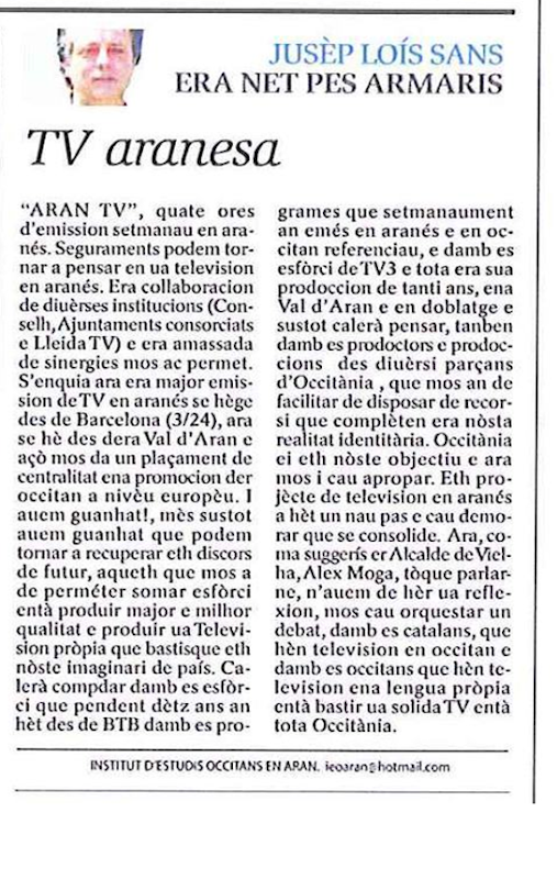 TV3 en Aran