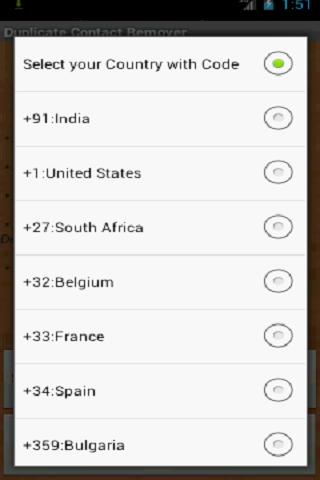 Duplicate Contacts Remover Screen 2