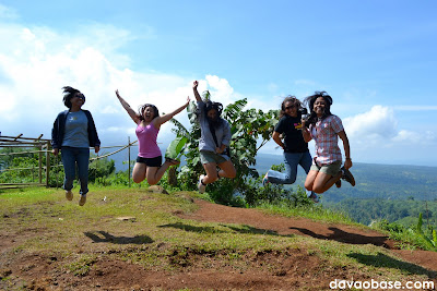 The requisite jump shot! Taken at the View Deck in Kapatagan
