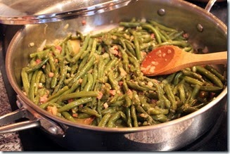 Green Beans Almost Done!