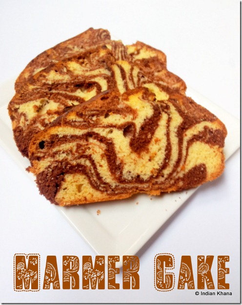 Marmer Cake Recipe