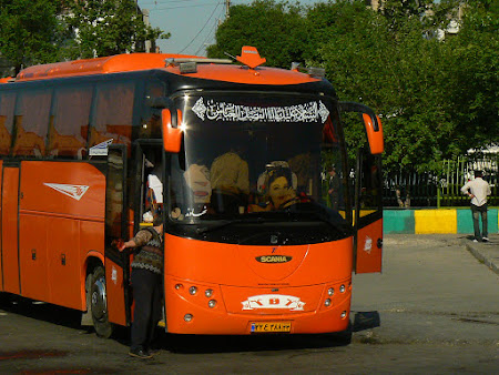 Transport Iran: autobuz iranian