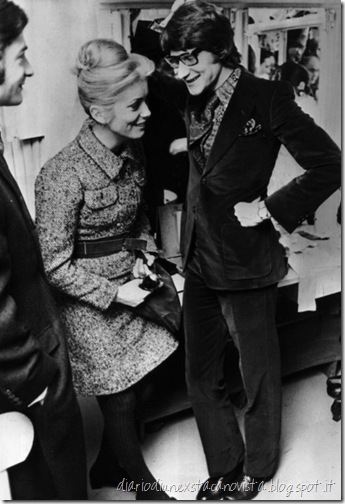 Catherine Deneuve and Yves Saint-Laurent, 1968