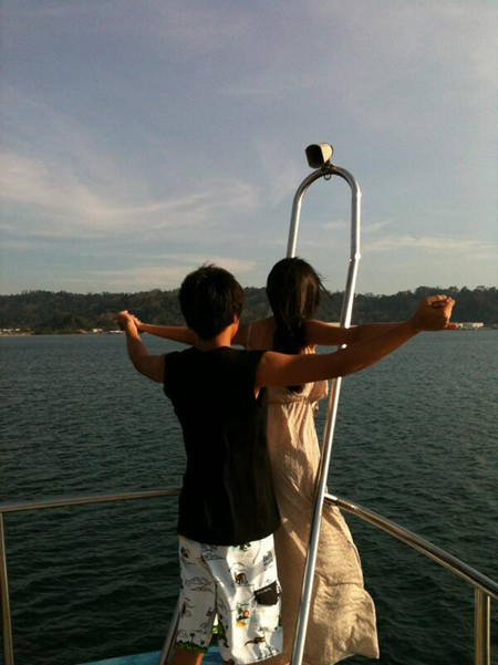 Kathryn Bernardo and Daniel Padilla ala Titanic