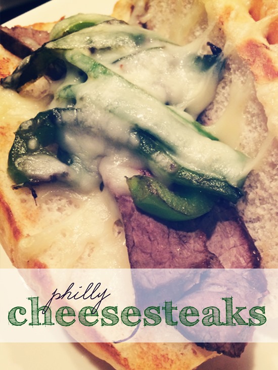 Easy Broiled Philly Cheesesteaks