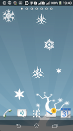 Live Snowflakes Wallpaper poster 2