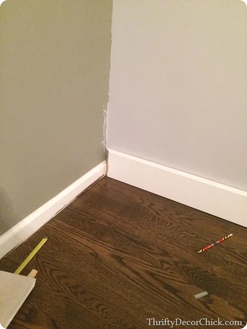 short and tall baseboards