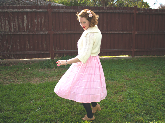 Twirling in a pink dress ~ oh, yes! | Lavender & Twill