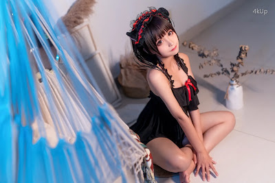 Coser@蠢沫沫 (chunmomo) Vol.053 黑睡裙