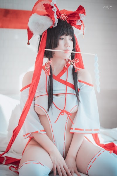 DJAWA Photo – Mimmi (밈미) Kitsune Miko (A ver)