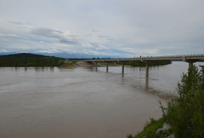 new Tanana River bridge completed in 2010