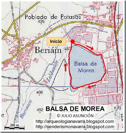 Mapa Balsa de Morea