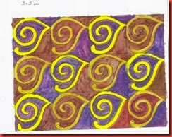 63 A5 Water soluble wax crayon on cartridge paper