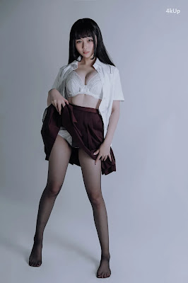 Coser@七月喵子 (qiyuemiaozi) No.011 黑丝jk