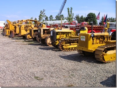 IMG_8591 Caterpillar Lineup at Antique Powerland in Brooks, Oregon on August 1, 2009