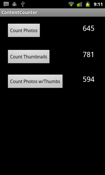 How many pics have thumbs?
