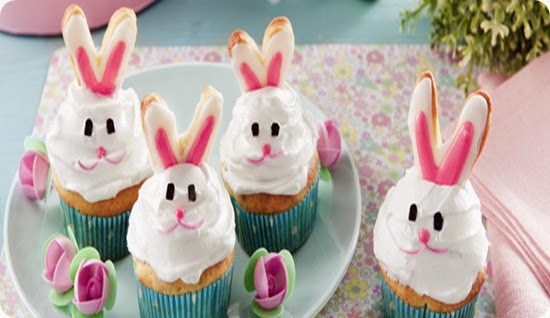 Cupcakes di Pasqua con crema al mascarpone
