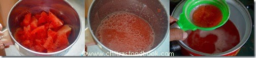 watermelon juice step