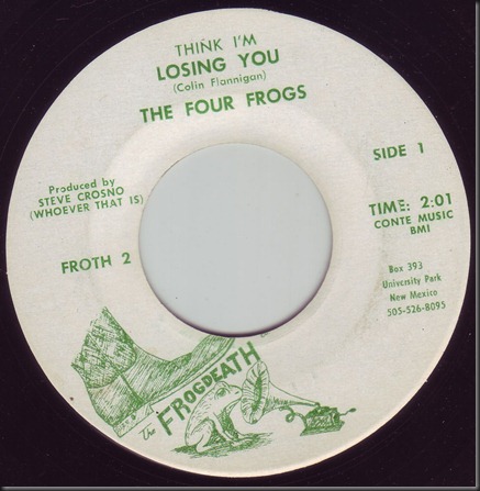 four frogs