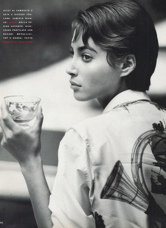 Christy Turlington in Vogue Italia 1990 | in Fashion we Trust