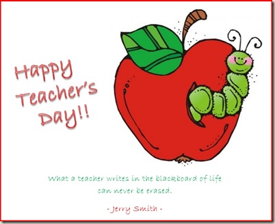 Happy Teacher's Day -