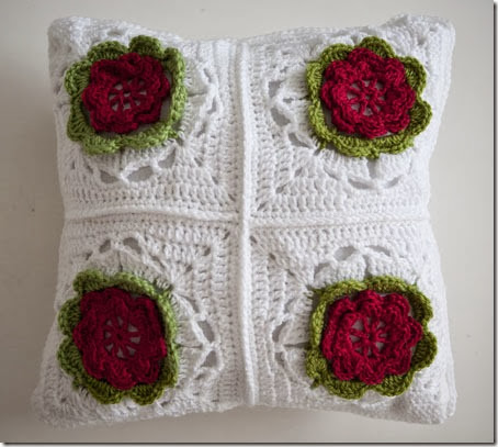 Crochet cushion