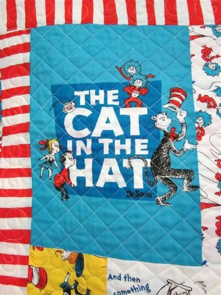 Cat in the Hat Quilt 2012 005