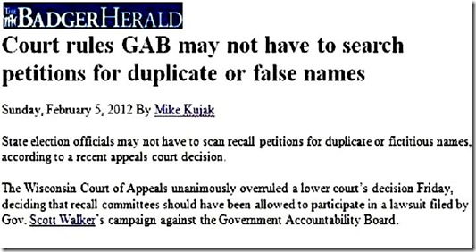 Court rules GAB ... petitions