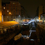 milan canals in Milan, Italy 