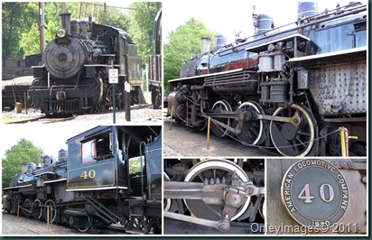 steam train collage