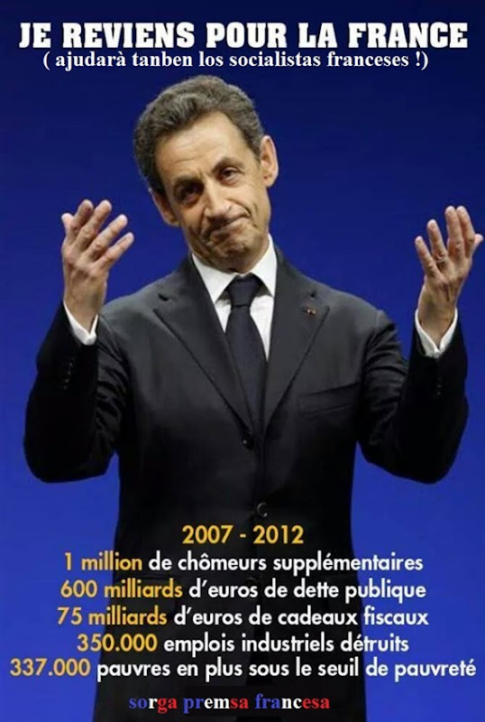 Sarkozy lo retorn en politica