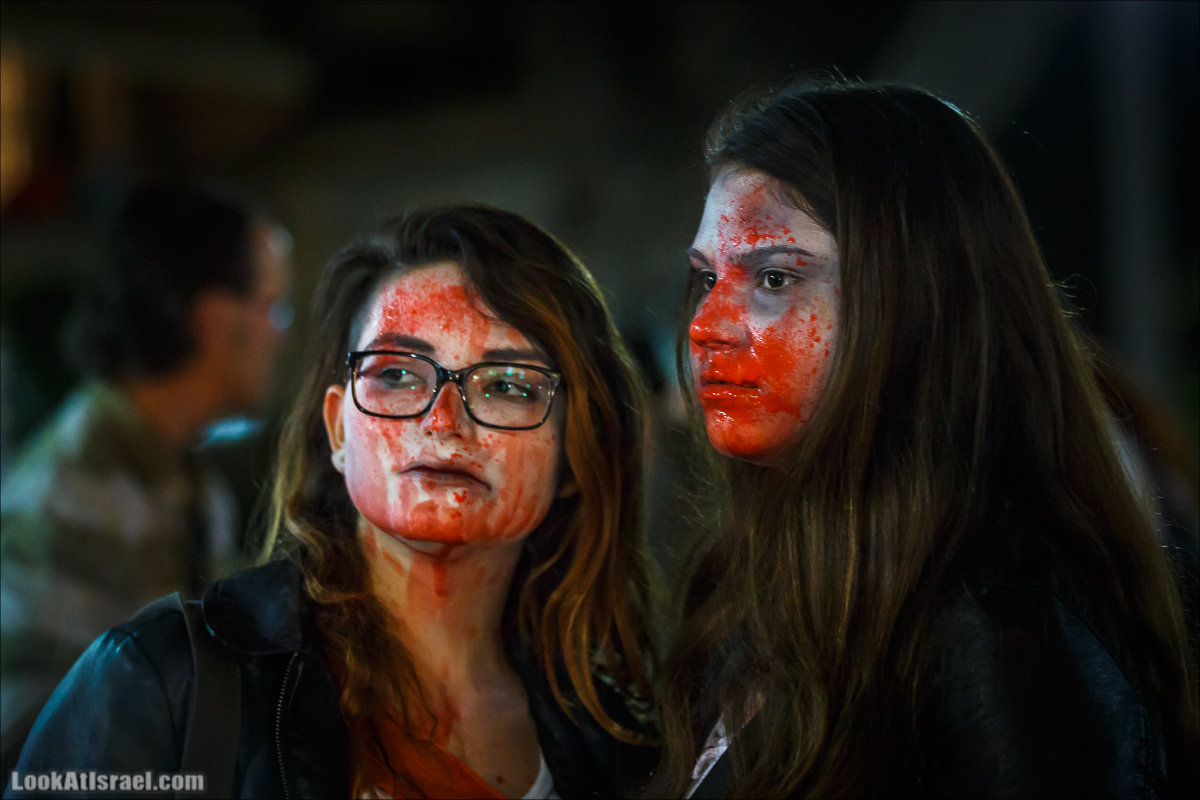 LookAtIsrael.com - Парад зомби в Тель Авиве | Zombie walk TLV, Tel Aviv 2015 |  מצעד זומבים בתל אביב, צעדת הזומבים, זומבי ווק