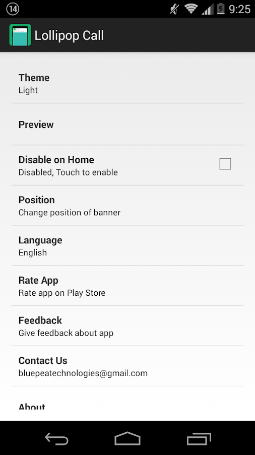 Lollipop Call - screenshot