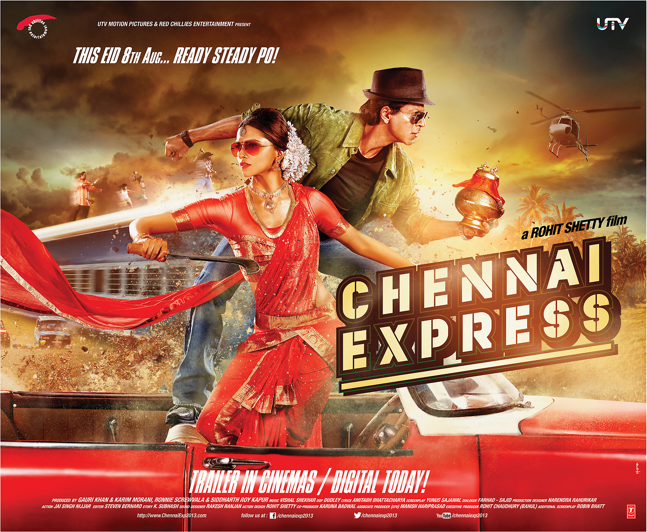 Team SRK: Chennai Express Posters