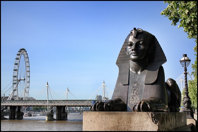 Cleopatra's Sphinx and the London Eye
