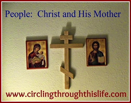 Icons of People Christ and His Mother