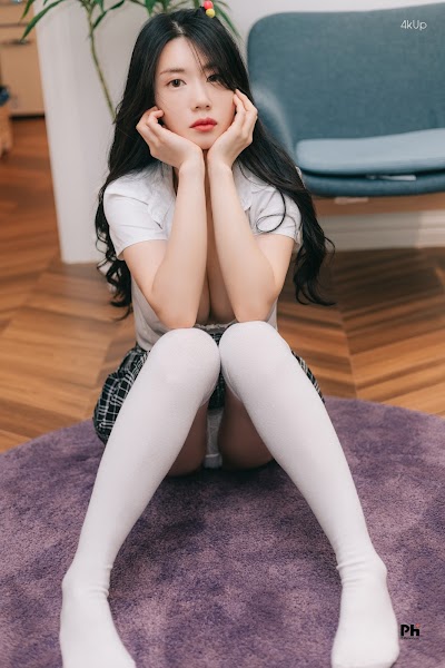 Korean beauty 韩国美女sia – student wear 学生装